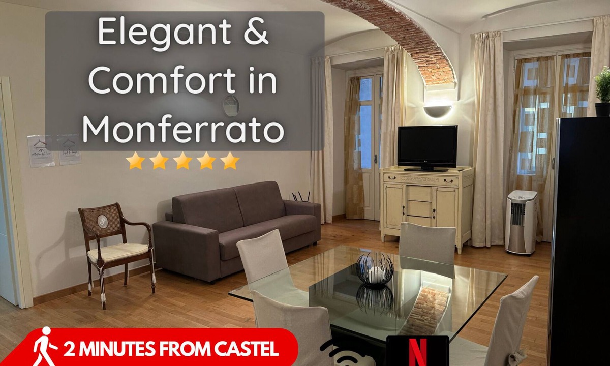 Casale Monferrato Apartment | [2 min from Château] Right in the historic center.