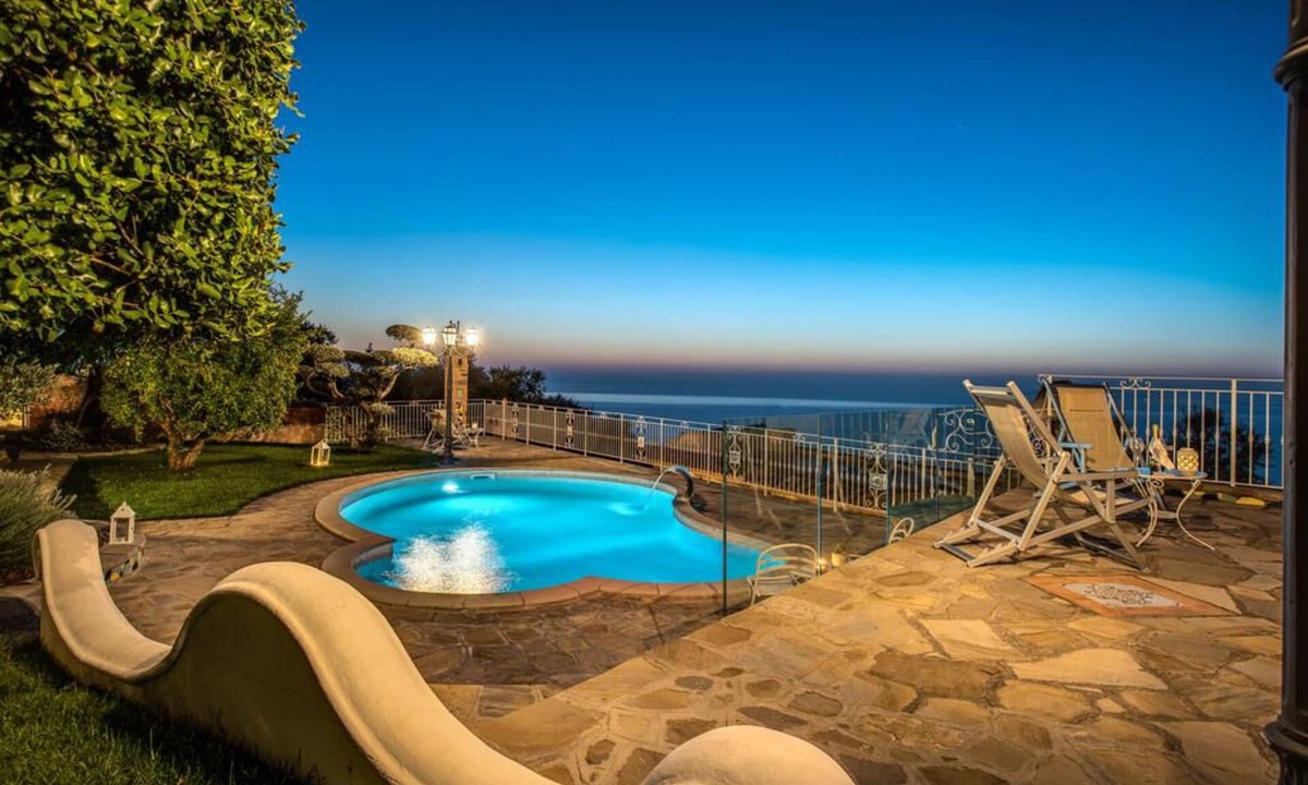Massa Lubrense Villa | AMORE RENTALS - Villa Marika with Private Pool, Sea View, Parking, Garden, BBQ