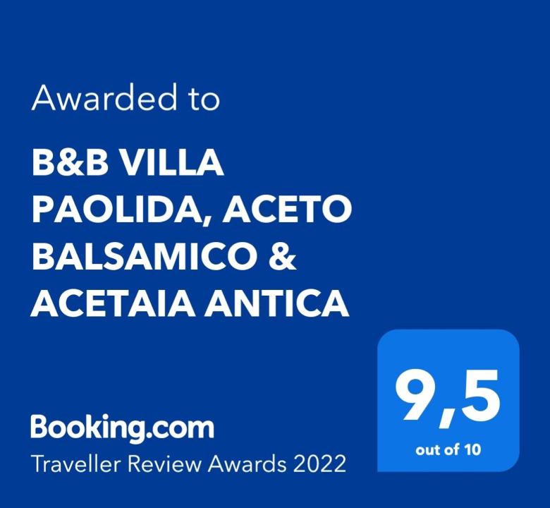 Nonantola House | B&B VILLA PAOLIDA,ACETO BALSAMICO & Tastings