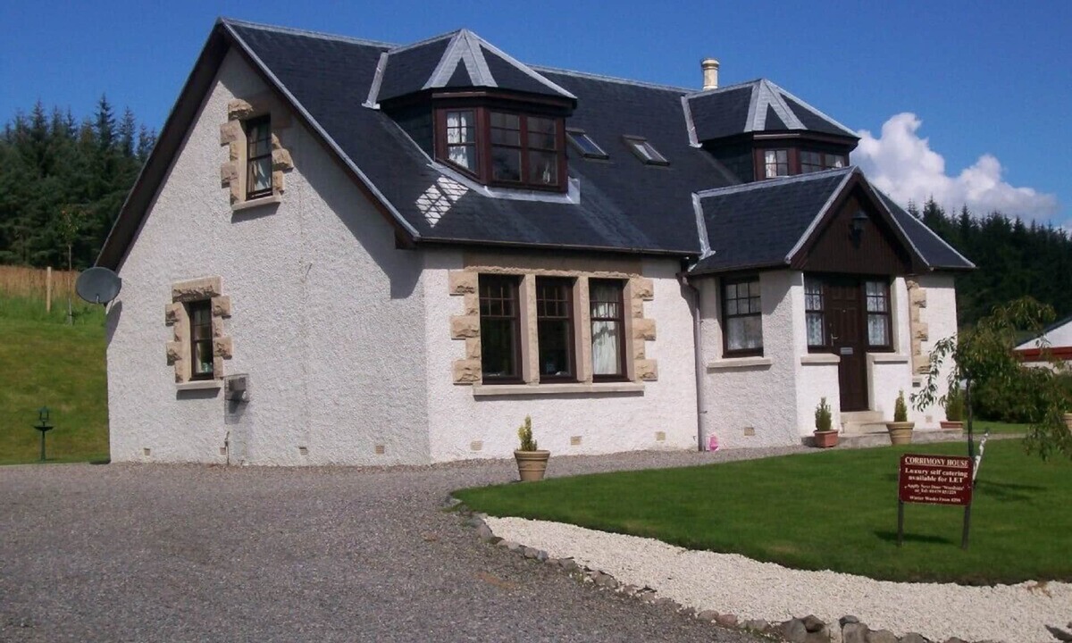 Dulnain Bridge House | Beautiful modern home with fantastic views over the pine forests onto the hills
