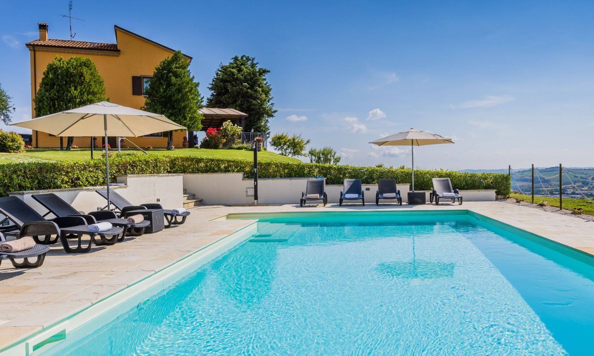Corinaldo Villa | Leondina Country House with pool and panoramic view in Corinaldo, a heaven of peace in the Marche co