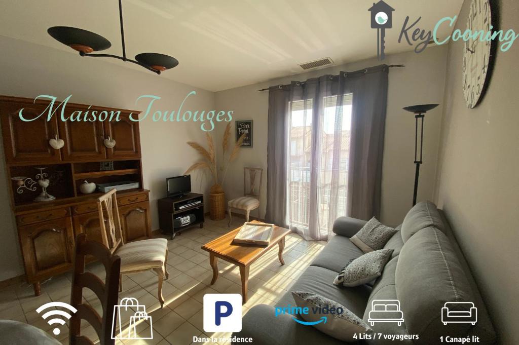 Toulouges House | Maison Toulouges Climatisée - Proche Perpignan