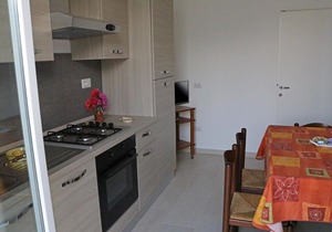 3 bedroom apartment in small residence on the beach