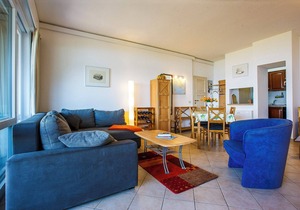 Attractive studio with terrace and garden, pool and dream view
