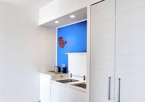 Villa Clarice G: A bright and sunny studio apartment in a quiet position, located on a hillside above the sea, with Free WI-FI.