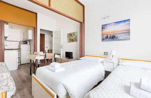 Calvairate Apartment | 28 m² Apartment ∙ 10 bedrooms ∙ 2 guests