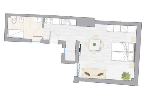 Historic Center Apartment | 45 m² Apartment ∙ 3 guests