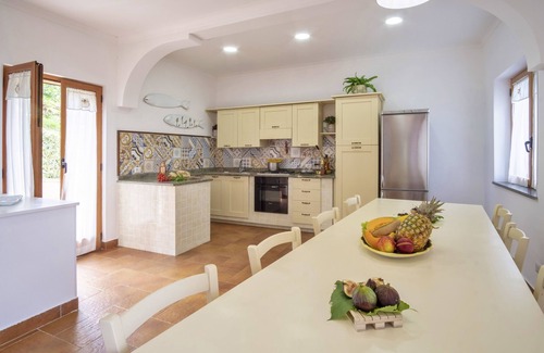 Massa Lubrense Villa | AMORE RENTALS - Villa Marika with Private Pool, Sea View, Parking, Garden, BBQ