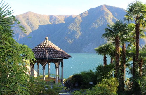 Castagnola Apartment | "Bel Etage" Castagnola lake, indoor pool, air conditioning, park, panoramic view