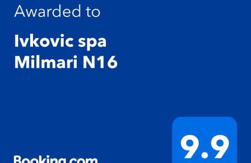 Lisina Apartment | Ivkovic spa Milmari N16