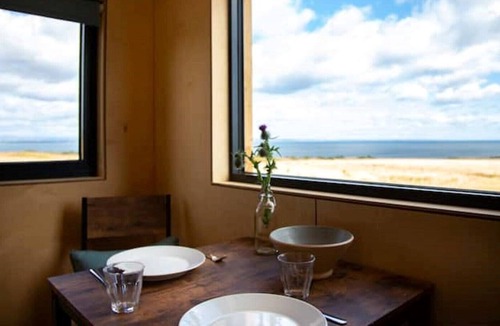 St. Andrews Cabin | 5 rustic cabins, sea views from rewilded farm