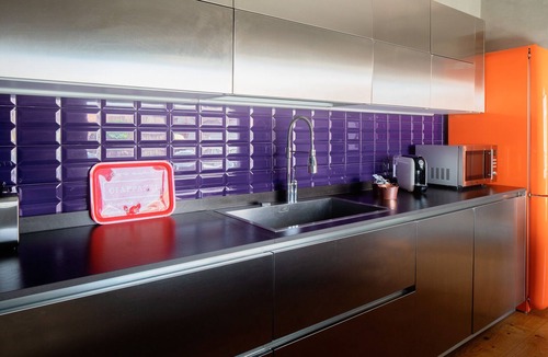 Coste House | A design corner with a view of Etna