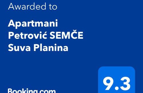 Nisava District Apartment | Apartmani Petrović SEMČE Suva Planina