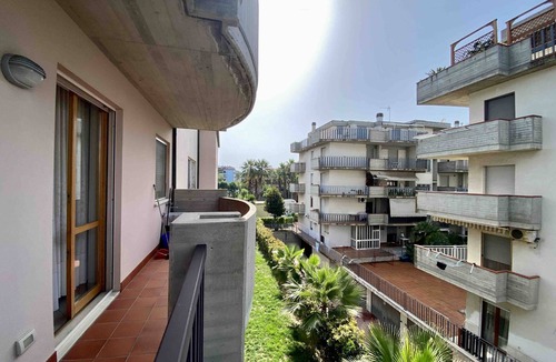 Grottammare Apartment | Apartment 'Bright 300 M From Sea' with Private Terrace