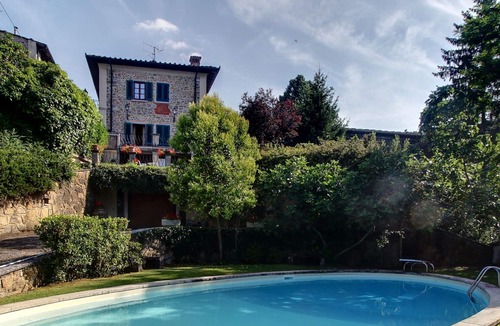 Lucolena Villa | Beautiful private villa with WIFI, private pool, TV and panoramic view, close to Greve In Chianti