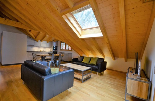 Lauterbrunnen Apartment | Beautiful penthouse apartment with stunning views of Lauterbrunnnen valley.