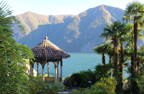 Castagnola Apartment | "Bel Etage" Castagnola lake, indoor pool, air conditioning, park, panoramic view