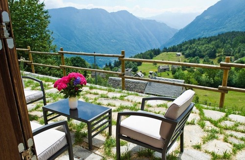 Trasquera Ski Chalet | 'Chalet Milly' with Mountain View, Garden & Wi-Fi