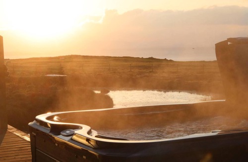 Ballycastle Cabin | Cliff Top Retreat with Private Hot tub (Cab1)