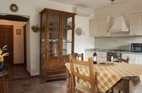San Gimignano Apartment | Cosy apartment for 3 people with A/C, WIFI, pool, pets allowed and panoramic view