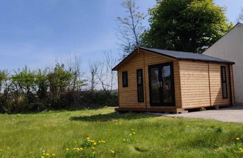 Comber Cabin | Cosy Log Cabin - views of Scrabo Tower