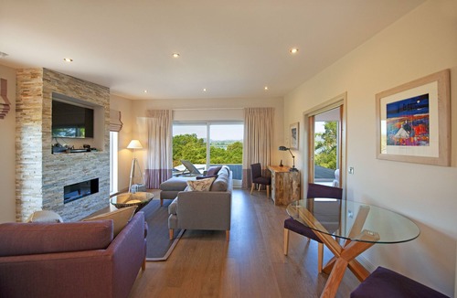 Benderloch Cabin | Hilltop Lodges with Hot Tub overlooking Loch Creran and Lismore.