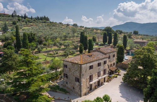 Cortona Villa | House only 4 km from Cortona, sleeps 12. Private pool, AC, Wi-Fi and small gym