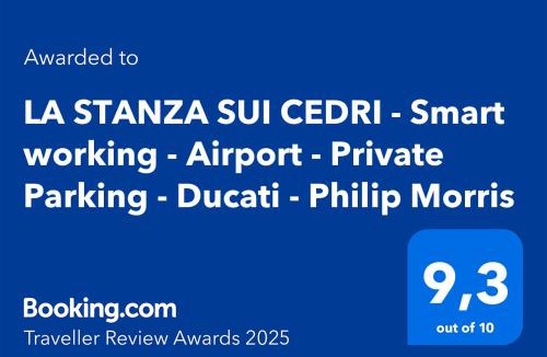 Borgo Panigale Apartment | LA STANZA SUI CEDRI - Smart working - Airport - Private Parking - Ducati - Philip Morris