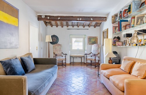 Rione VII Regola Apartment | Large apartment view of Campo Dei Fiori total up to 8 + 2 people
