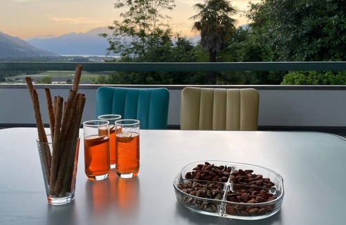 Gudo House | Panoramic View Bungalow w/Terrace & AC Between Locarno & Bellinzona