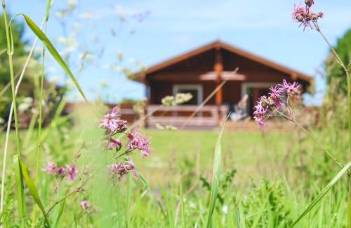 Berwick-upon-Tweed Ski Chalet | Strathisla - Luxury Two Bedroom Log Cabin with Private Hot Tub & Sauna