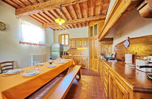 Sant'Andrea in Percussina Villa | Stunning private villa with hot tub, private pool, A/C, WIFI, TV, panoramic view, close to Florence