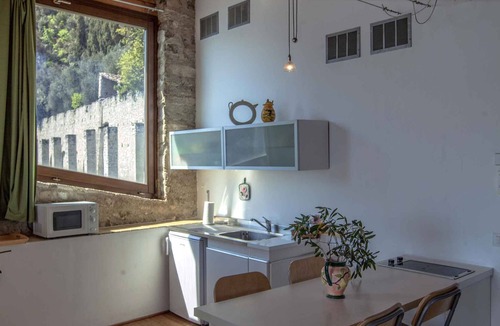 Tignale Apartment | Studio rustically furnished, with a view of the lake and with terrace