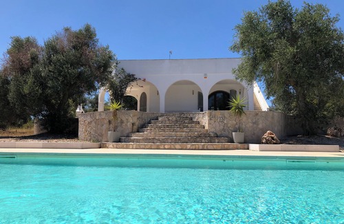 Carovigno Villa | Stunning Distant sea views, Immersed in olive trees with PRIVATE POOL built 2021