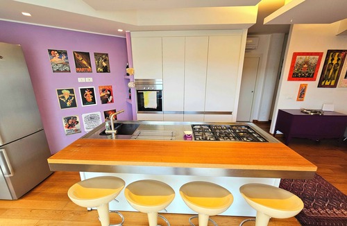 Grottammare Apartment | Vacation House Niki Terrace sea view garden 2.5 km from the beach in the green