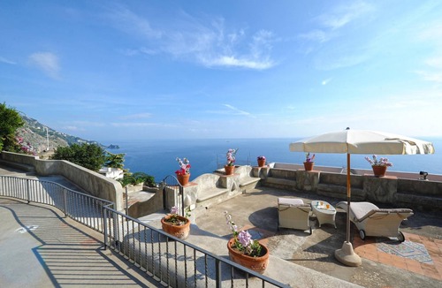 Praiano Villa | Villa Panorama - Pool Overlooking the sea and Sauna