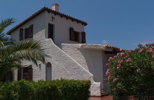 Calasetta Villa | Villa Paolina: private pool, large shady patio, front garden.