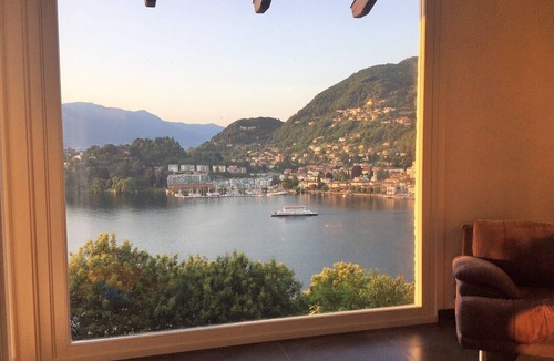 Laveno Mombello House | Villa with pool and spectacular lake view, quiet, 1 hour from Milan