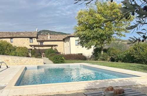 Force Villa | Villa with stunning views of the hills and private pool.