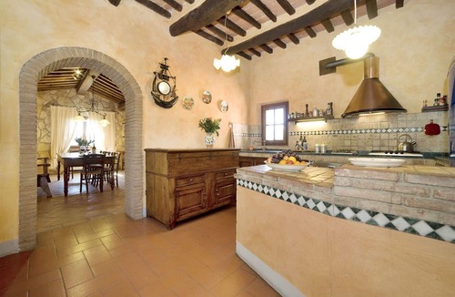 Montopoli in Val d'Arno Villa | Wonderful private villa for 9 guests with A/C, WIFI, private pool, veranda and panoramic view
