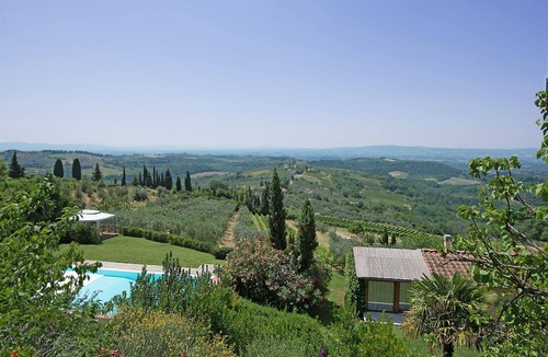 Magliano Villa | Wonderful private villa with pool, WIFI, A/C, TV, balcony, panoramic view, close to Greve In Chianti