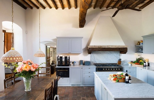 San Pietro in Bossolo Villa | Wonderful private villa for 12 guests with WIFI, A/C, private pool, TV, patio and panoramic view