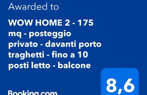 San Teodoro Apartment | WOW HOME 2 - 175 mq - posteggio privato - davanti porto traghetti - fino a 10 posti letto - balcone