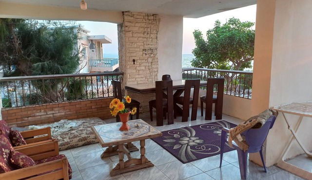 Big apartment in villa on the sea.very romantic &quit place with special beache