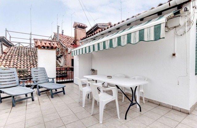 Studio with terrace.