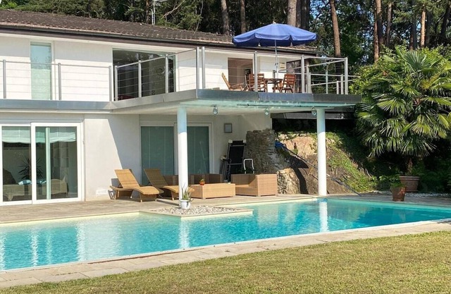 Villa Violetta in Luino with pool and garden