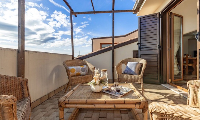 Porto Sant'Elpidio Apartment | Cosy apartment for 8 guests with hot tub, A/C, WIFI, TV, terrace and panoramic view