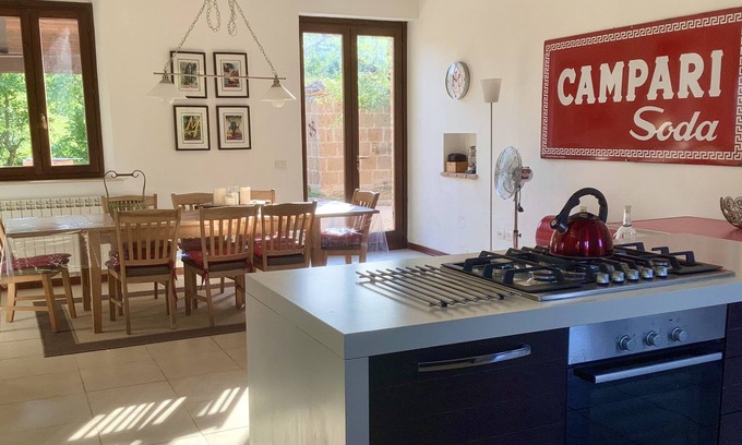 Santa Maria d'Alto Cielo Villa | Private Villa with Pool with stunning views in the 'Real' Italy