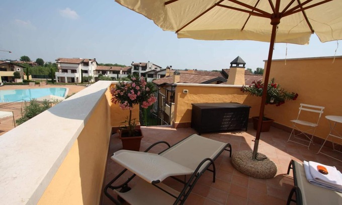 San Benedetto di Lugana Apartment | Two bedroom apartment with pool view