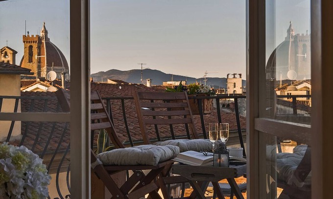 Santa Croce Apartment | Unparalleled panoramic rooftop views & complimentary wine for all guests!